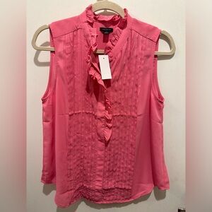 NWT Pink Ann Taylor Blouse Size Small